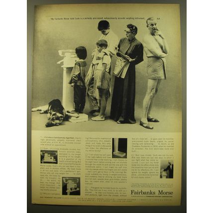 1961 Fairbanks Morse Valet Scale Advertisement