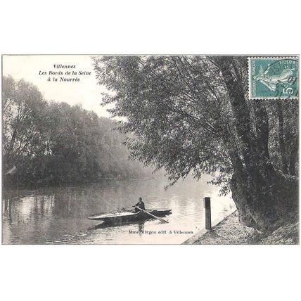 78 - VILLENNES - les bords de la seine à la Nourrée
