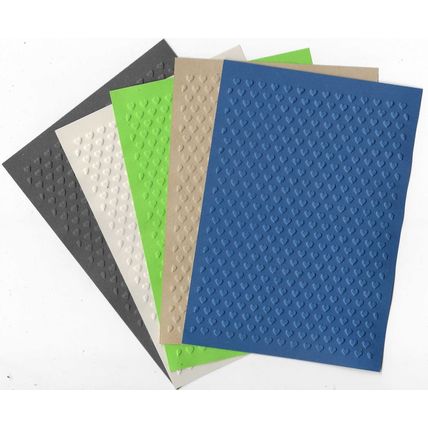 A6 Embossed Card. 10 Sheets. Hearts. Cardmaking Scrapbooking Crafts Toppers
