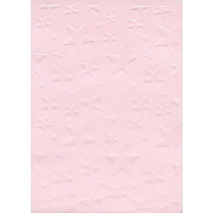A6 Embossed Card. 10 Sheets. Stars. Cardmaking Scrapbooking Crafts
