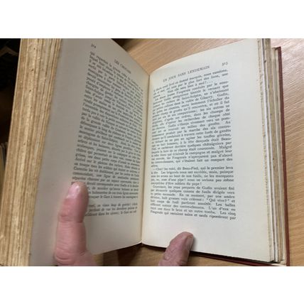RARE* 1908 H DE BALZAC "LES CHOUANS" FRENCH FICTION ANTIQUE BOOK (P4)