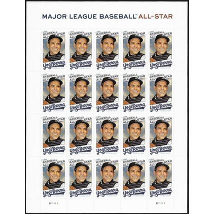 Yogi Berra Baseball Full Sealed Pad of 100 Sheets Scott 5608 - Stuart Katz