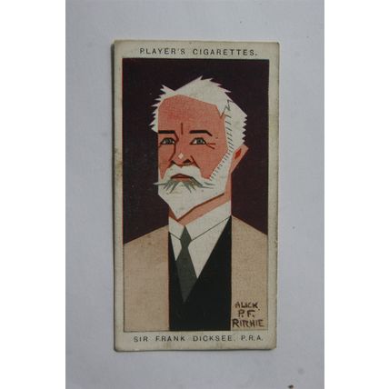 1926 Players Straight Line Caricatures 19 Sir Frank Dicksee