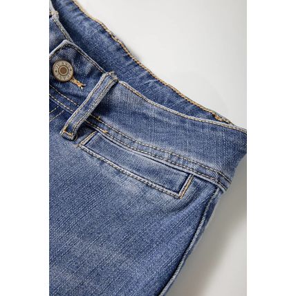 Ashleigh Blue Mineral Wash High Waist Bell Bottom Crop Jeans
