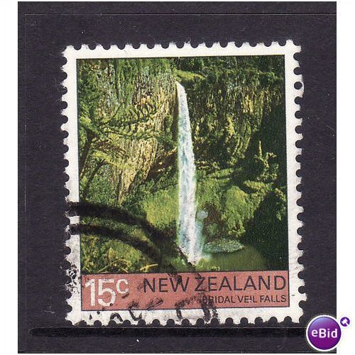NEW ZEALAND 1976 15c BRIDAL VEIL WATERFALLS SG 1123 FINE USED