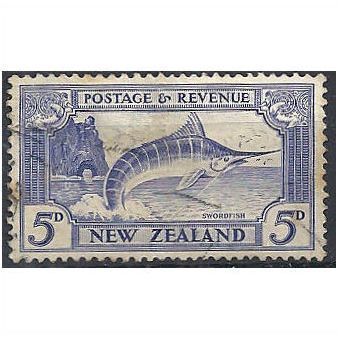New Zealand 1935 SG563 5d Ultramarine Fine Used ..
