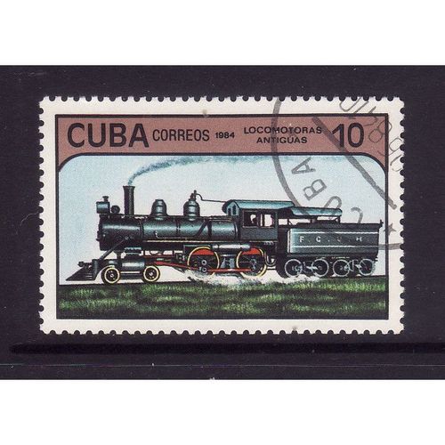1984 SG 3018 10c LOCOMOTIVE FINE USED