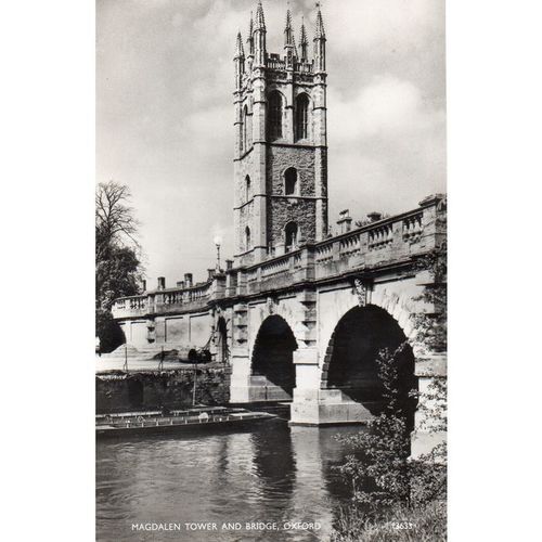 1960 Salmon PC Magdalen Tower and Bridge Oxford