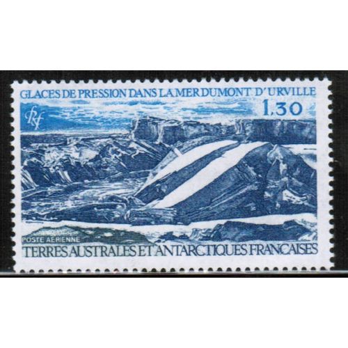 1981 FSAT / TAAF - Glacial Landscape 1.30fr - Sc# C64 Mint NH