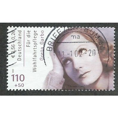 GER 2001 110pf + 50 'FILM INDUSTRY - GRETA GARBO' FINE USED (EBID52-346)