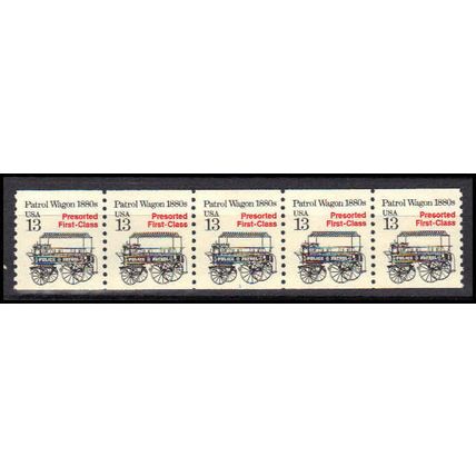 2258 13c Police Wagon Fine MNH Dry Gum PNC 1/5 X3147