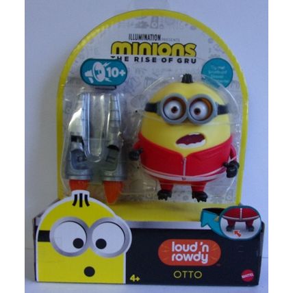 MINIONS ' THE RISE OF GRU ' OTTO LOUD'N Rowdy action figure