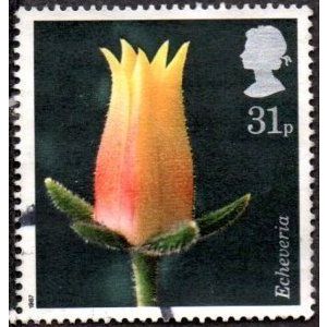 1987 Flower Photographs. 31p Value. Echeveria. Fine Used