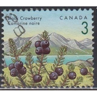 CANADA, 1991 3c Black Crowberry, SG 1462 (Scott #1351), used