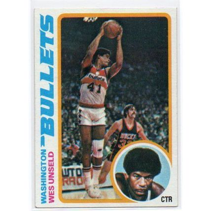 78 79 TOPPS WES UNSELD BULLETS