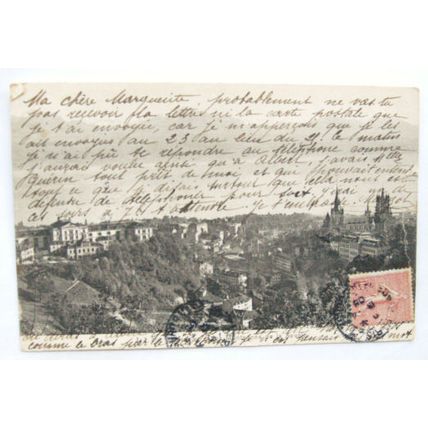 1905 postcard Lausanne, Montains de la Savoie