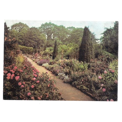 HIDCOTE MANOR GARDENS, unused vintage postcard by J. Arthur Dixon L6/SP. 3269 #