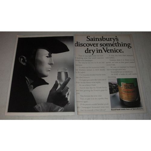 1989 Sainsbury's Prosecco Ad - Sainsbury's discover something dry in Venice