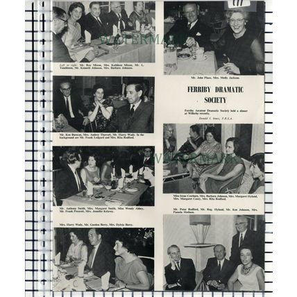 Ferriby Dramatic Society Hull Mizon Tharratt Wady Kelavey Hotham Cowburn - 1966