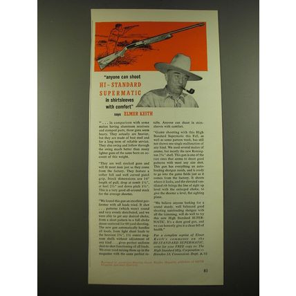 1961 Hi-Standard Supermatic Shotguns Ad - Anyone can shoot Hi-Standard