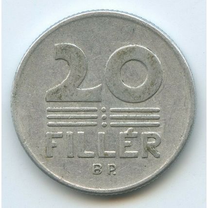 Hungary 20 Filler 1968 Coin