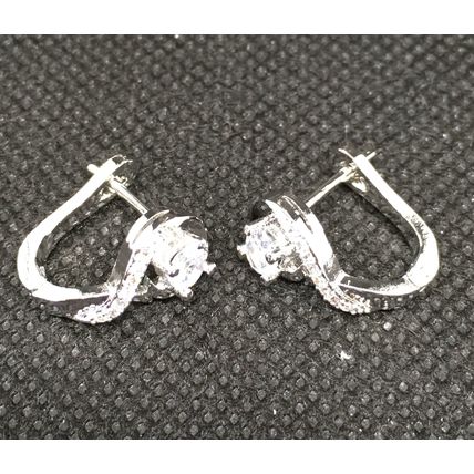 Earrings Wedding Relationship Promise Sterling CZ #154 USA Seller