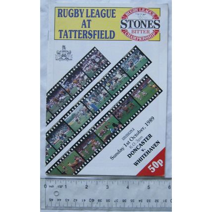 1989 programme Doncaster v. Whitehaven