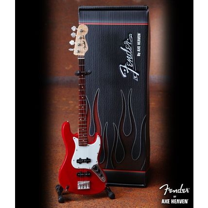 Fender Jazz Red Bass 1:4 Scale Replica Guitar ~Axe Heaven~