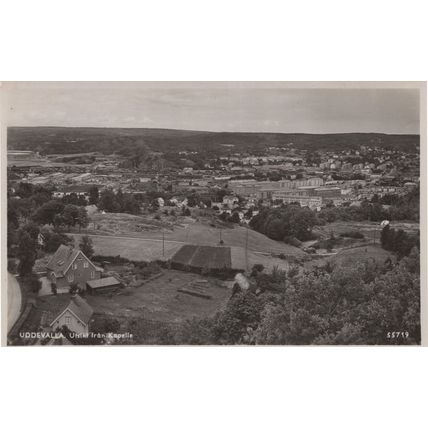 Uddevalla Utsikt Fran Kapella Finland Real Photo Postcard
