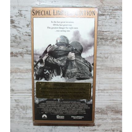 ORIGINAL FACTORY SEALED VHS TAPE SAVING PRIVATE RYAN SPECIAL LIMITED EDITION