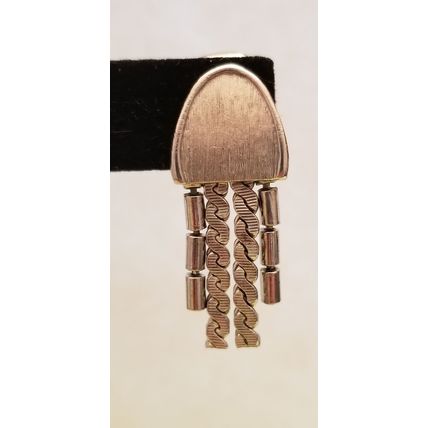 Silver Tone Fringe Earrings