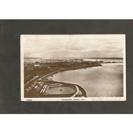 Postcard Hampshire Southampton General View 1928 Kingsway s13029