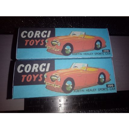 Corgi 300 Austin Healey Sports Repro / Copy / Replica Box