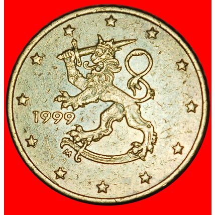 Ⰶ SWORDS (1999-2024):FINLAND★50 EURO CENTS 1999 NORDIC GOLD★LOW START★NO RESERVE