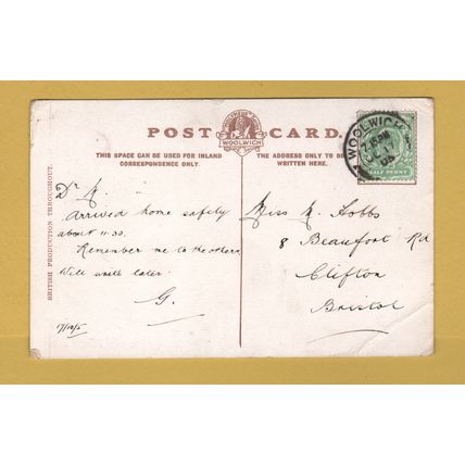 West Entrance, Avery Park, Eltham - Postally Used - Woolwich 17th October 1905