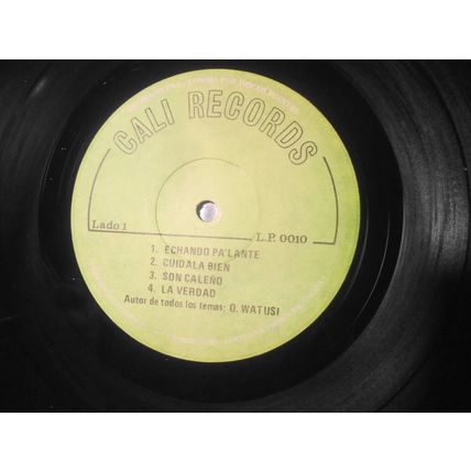 Orlando Watussi - Siempre Pa’ Lante - vinyl LP - Cali Records