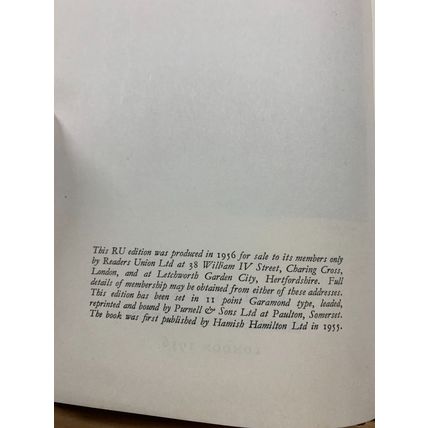 1956 "THE LIFE OF KATHLEEN FERRIER" WINIFRED FERRIER" HARDBACK BOOK (P3)