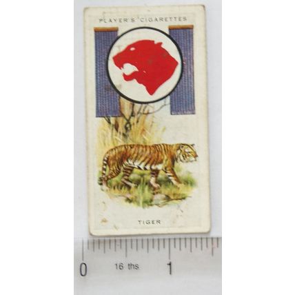 1933 Player's Boy Scout & Girl Guide Patrol Signs & Emblems No. 22 Tiger