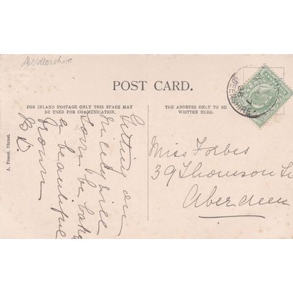 EC93 DINNET - BURN O'VAT. PRINTED POSTCARD