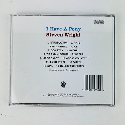 Steven Wright - I Have A Pony CD / DVD Stand-up Comedy Set
