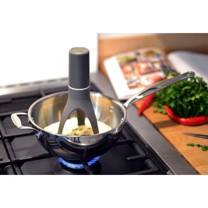 Stirr - the Unique Automatic Pan Stirrer - Longer Nylon Legs, Grey