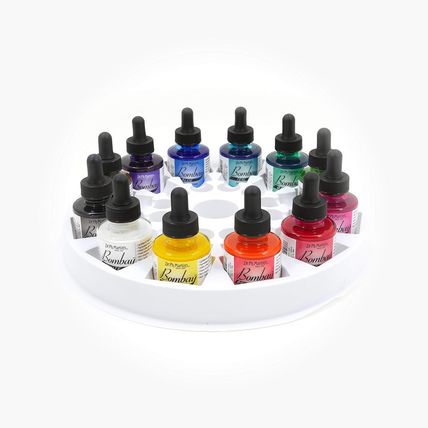 Dr. Ph. Martin'S Bombay India Ink (Set 1) Ink Set, 1.0 Oz, Set 1 Colors, 1 Set o