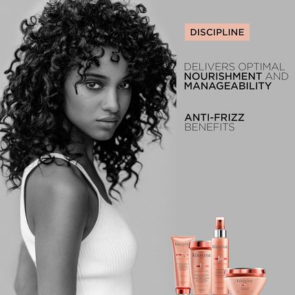 Kerastase Discipline Bain Fluidealiste Shampoo - Sulfate-Free, Smoothing & Hydra