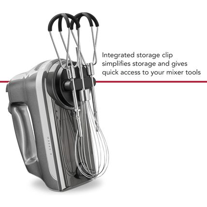 Kitchenaid 6 Speed Hand Mixer with Flex Edge Beaters - KHM6118
