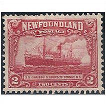 Newfoundland 1928 SG165 2c Carmine Mounted Mint