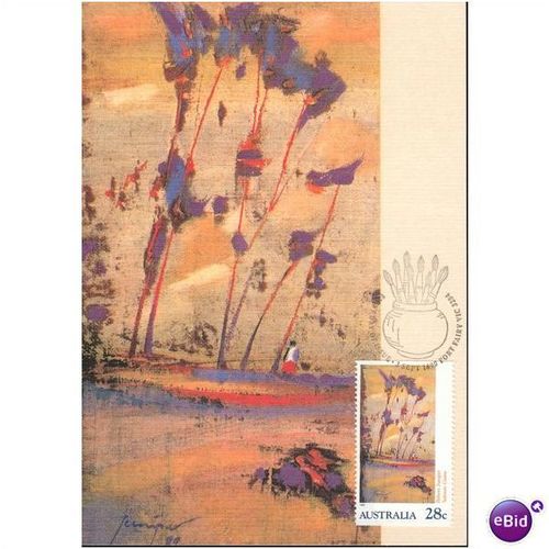 Australia FDI Postcard 1990 - Salmon Gums by R. Juniper