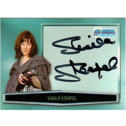 Dr Doctor Who Big Screen Auto Card A12 Sheila Steafel