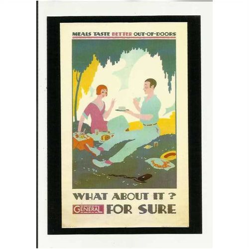 LTM127 (1R) LONDON TRANSPORT Meals Taste Better Advert Postcard by LT Museum