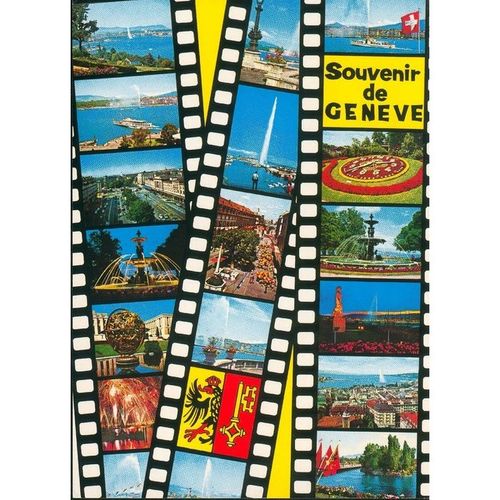 Switzerland Postcard - Souviner de Geneve - 1200-28
