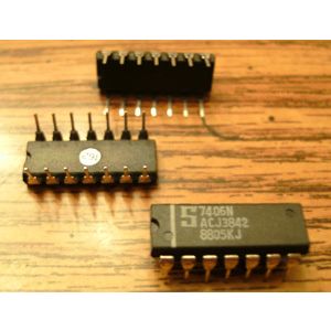 Lot of 100: Signetics 7406N :: FREE Shipping